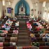 270 Quilts displayed made by the St.John Ladies.